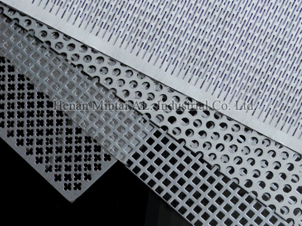 Alcobendas aluminum perforated wall cladding panel