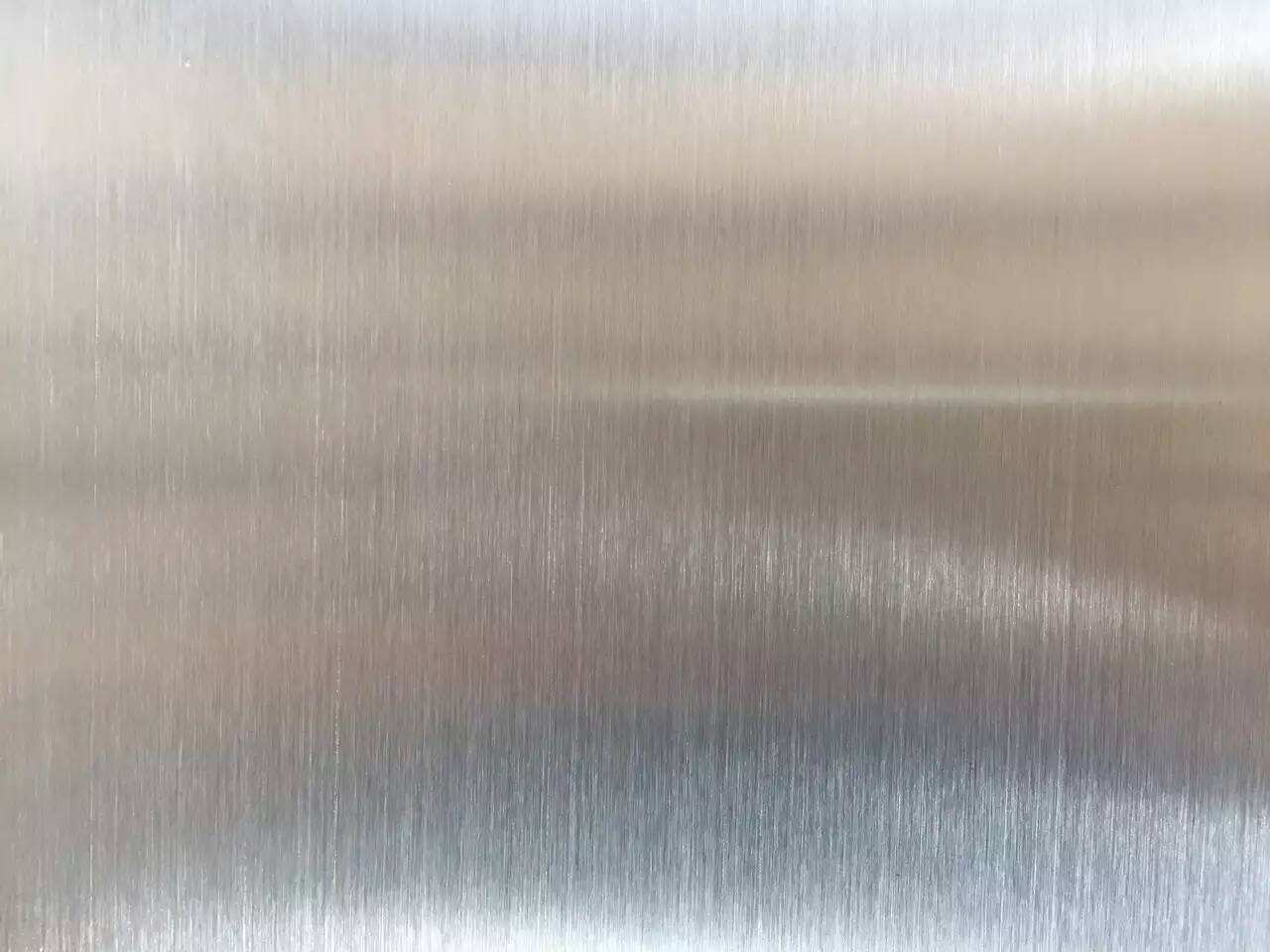 Brushed aluminum foil